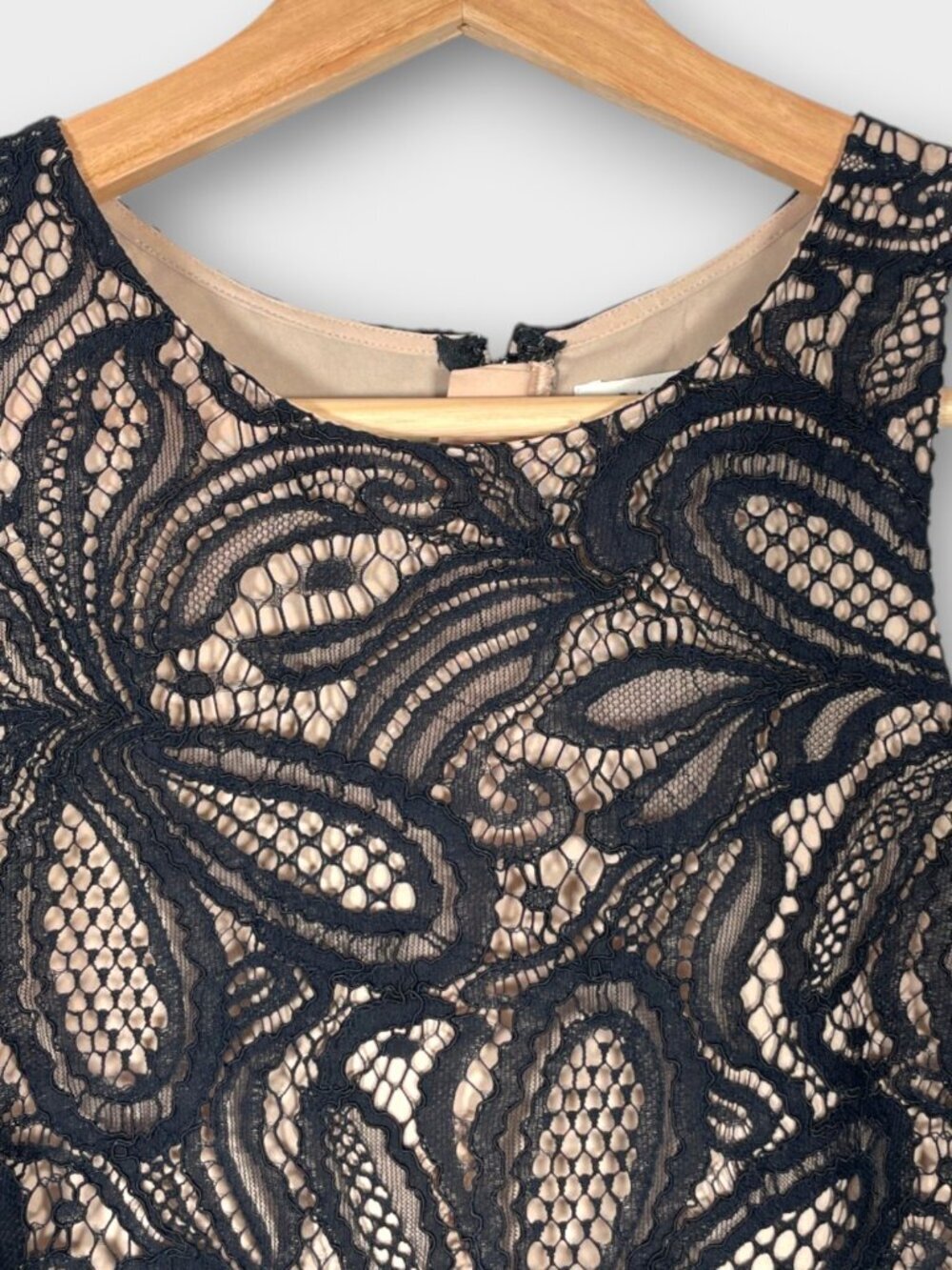 Babaton Aritzia Henry Dress 6 Black Lace Cocktail Whimsigoth Dark Romantic - Picture 4 of 10